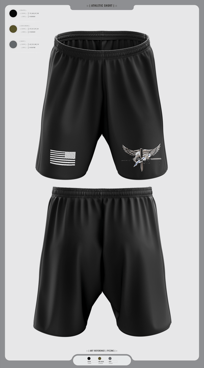Livingston Police Emergency Service Unit 52189708 Athletic Shorts With Pockets - 1