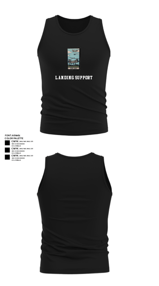 Tank Top, Landing Support, Marines, Teamtime, Team time, sublimation, custom sports apparel, team uniforms, spirit wear, spiritwear, sports uniforms, custom shirts, team store, custom team store, fundraiser sports, apparel fundraiser