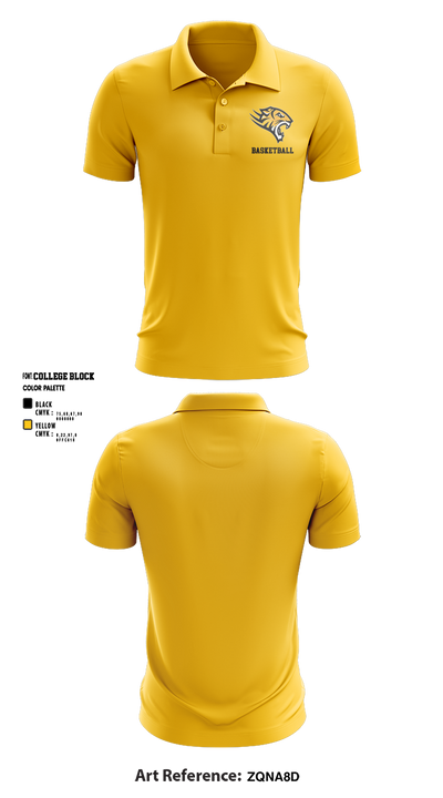 Kensington Multiplex High School Basketball 64272844 Short Sleeve Performance Polo - 4