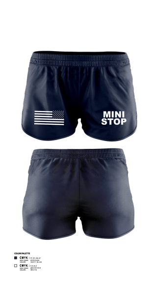 Womens Shorts, Mini stop, , Teamtime, Team time, sublimation, custom sports apparel, team uniforms, spirit wear, spiritwear, sports uniforms, custom shirts, team store, custom team store, fundraiser sports, apparel fundraiser