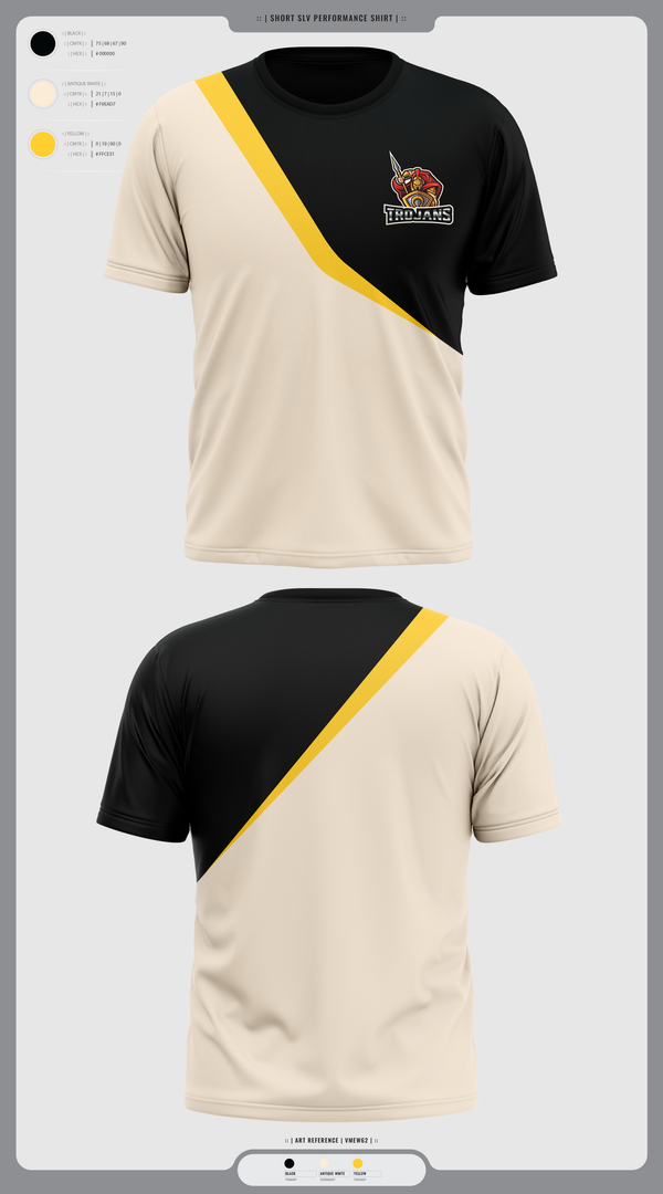 Short Sleeve Performance Shirt, TROJANS, Wrestling, Teamtime, Team time, sublimation, custom sports apparel, team uniforms, spirit wear, spiritwear, sports uniforms, custom shirts, team store, custom team store, fundraiser sports, apparel fundraiser