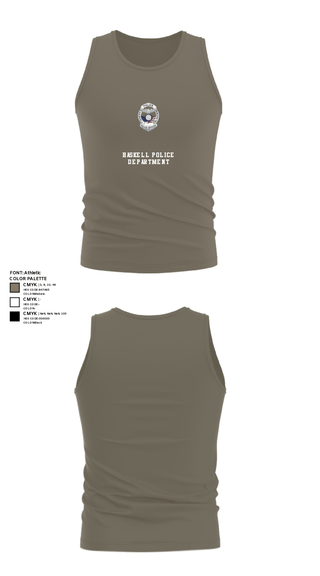 Tank Top, Haskell Police Department, Police, Teamtime, Team time, sublimation, custom sports apparel, team uniforms, spirit wear, spiritwear, sports uniforms, custom shirts, team store, custom team store, fundraiser sports, apparel fundraiser