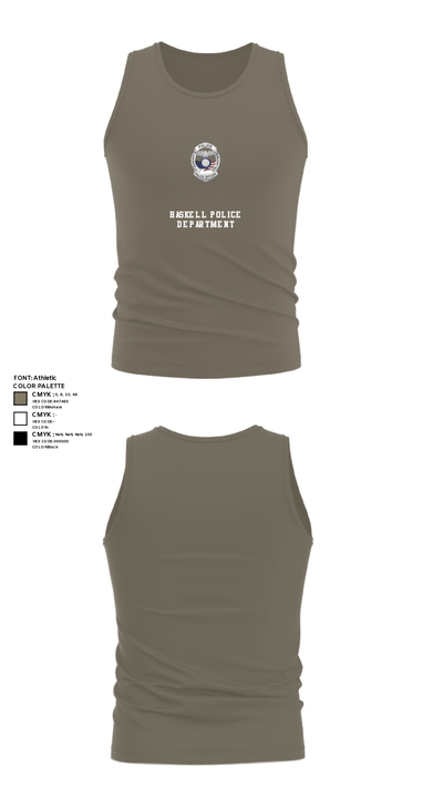 Haskell Police Department 21588241 Tank Top - 75
