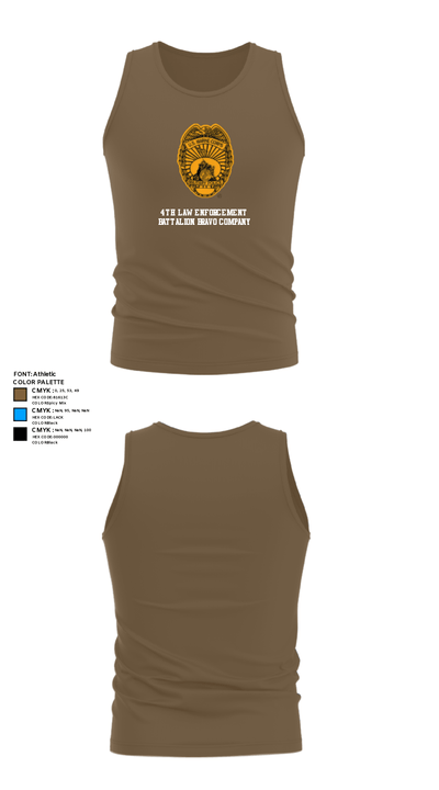 4th Law Enforcement Battalion Bravo Company 77737735 Tank Top - 19