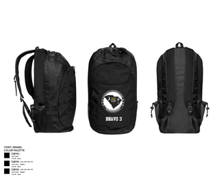 Gear Bag, Bravo 3, National Guard, Teamtime, Team time, sublimation, custom sports apparel, team uniforms, spirit wear, spiritwear, sports uniforms, custom shirts, team store, custom team store, fundraiser sports, apparel fundraiser