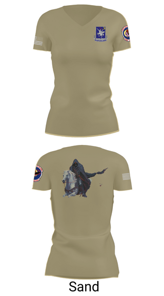 Womens Short Sleeve Vneck Shirt, 160th SOAR (A), , Teamtime, Team time, sublimation, custom sports apparel, team uniforms, spirit wear, spiritwear, sports uniforms, custom shirts, team store, custom team store, fundraiser sports, apparel fundraiser