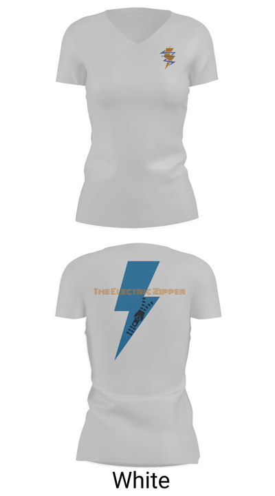 The Electric Zipper 5036144 Women's Short Sleeve V-neck Shirt - 19