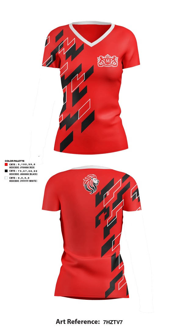 Womens Short Sleeve Vneck Shirt, Monarchs, Women's Soccer, Teamtime, Team time, sublimation, custom sports apparel, team uniforms, spirit wear, spiritwear, sports uniforms, custom shirts, team store, custom team store, fundraiser sports, apparel fundraiser