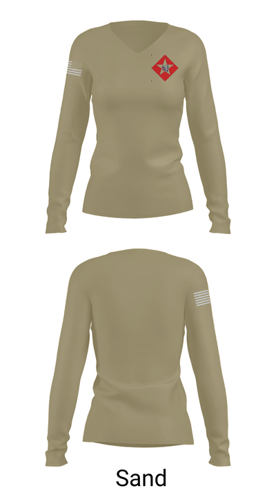 1/6 58710445 Women's Long Sleeve V-neck Shirt -1 97