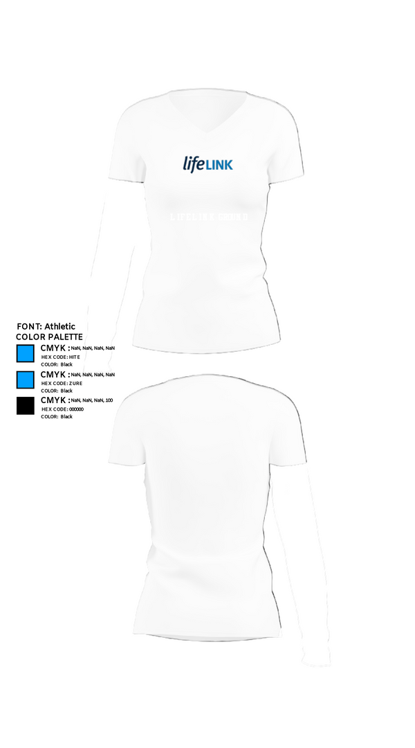 Women's Short Sleeve Vneck Shirt, LifeLINK Ground, , Teamtime, Team time, sublimation, custom sports apparel, team uniforms, spirit wear, spiritwear, sports uniforms, custom shirts, team store, custom team store, fundraiser sports, apparel fundraiser