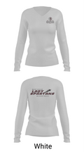Berthoud High School Basketball 89019870 Women's Long Sleeve V-neck Shirt - 16