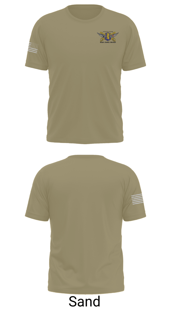 Old School Cotton Feel Shirt, E Trp 2-6 CAV, 25th CAB, 25th INF, , Teamtime, Team time, sublimation, custom sports apparel, team uniforms, spirit wear, spiritwear, sports uniforms, custom shirts, team store, custom team store, fundraiser sports, apparel fundraiser
