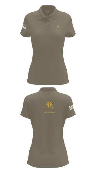 Womens Short Sleeve Performance Polo, AT 4 pools and landscaping services llc, , Teamtime, Team time, sublimation, custom sports apparel, team uniforms, spirit wear, spiritwear, sports uniforms, custom shirts, team store, custom team store, fundraiser sports, apparel fundraiser