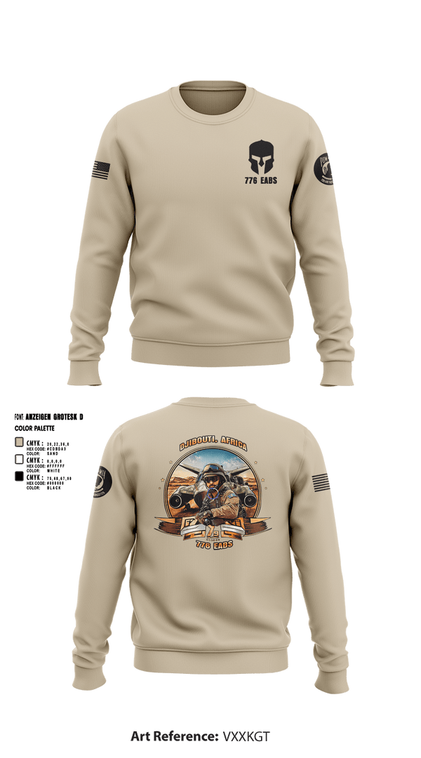 Crew Neck Sweatshirt, 776 EABS, Air Force, Teamtime, Team time, sublimation, custom sports apparel, team uniforms, spirit wear, spiritwear, sports uniforms, custom shirts, team store, custom team store, fundraiser sports, apparel fundraiser