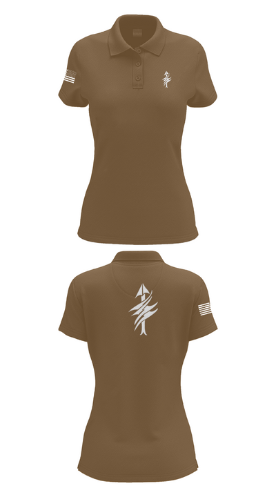 3rd Battalion 2nd Marines Scout Sniper Platoon 1879947 Women's Short Sleeve Performance Polo  - 15