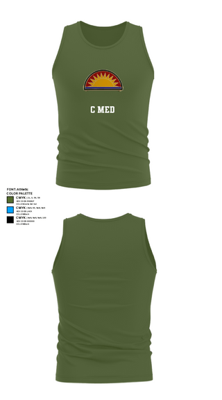 Tank Top, C Med, National Guard, Teamtime, Team time, sublimation, custom sports apparel, team uniforms, spirit wear, spiritwear, sports uniforms, custom shirts, team store, custom team store, fundraiser sports, apparel fundraiser