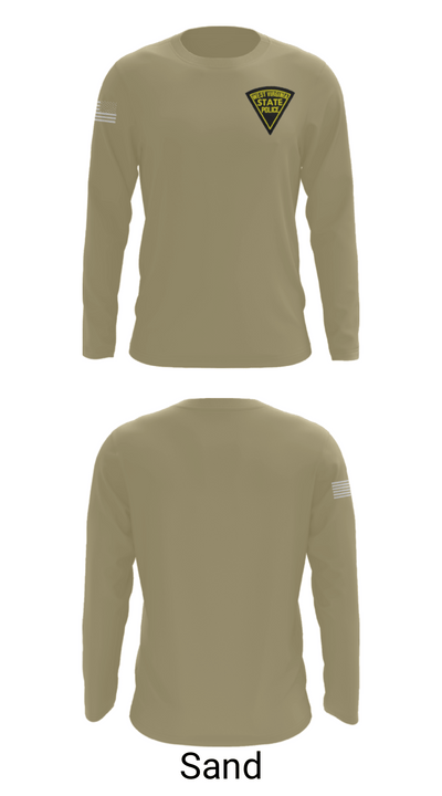 West Virginia State Police 52894228 Long Sleeve Performance Shirt - 82