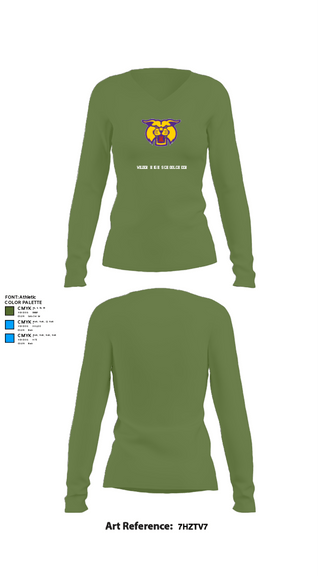 Womens Long Sleeve Vneck Shirt, Wilder High School Cheer, Cheer, Teamtime, Team time, sublimation, custom sports apparel, team uniforms, spirit wear, spiritwear, sports uniforms, custom shirts, team store, custom team store, fundraiser sports, apparel fundraiser