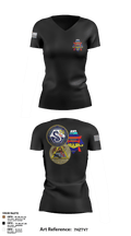 Submarine Group 7 N4 26045407 Women's Short Sleeve V-neck Shirt - 3