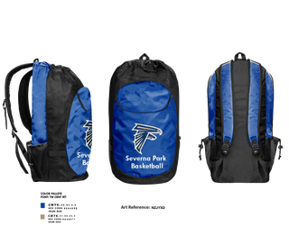 Gear Bag, Severna Park High School Basketball, Women's Basketball, Teamtime, Team time, sublimation, custom sports apparel, team uniforms, spirit wear, spiritwear, sports uniforms, custom shirts, team store, custom team store, fundraiser sports, apparel fundraiser