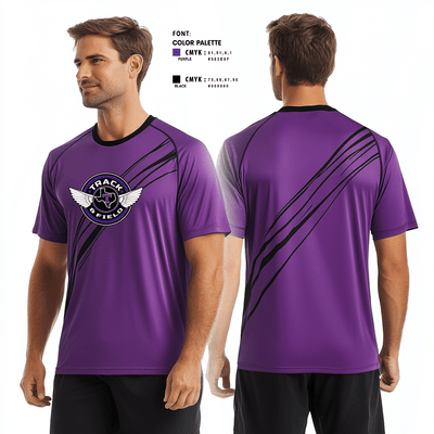 Throckmorton High School Cross Country 29705170 Short Sleeve Performance Shirt - 2