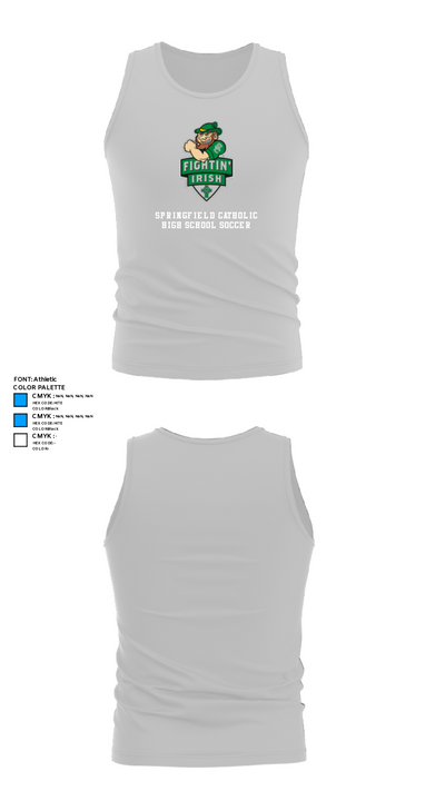 Springfield Catholic High School Soccer 49768521 Tank Top - 13