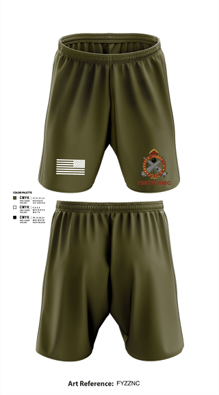 Athletic Shorts With Pockets, 758th SMC, Army, Teamtime, Team time, sublimation, custom sports apparel, team uniforms, spirit wear, spiritwear, sports uniforms, custom shirts, team store, custom team store, fundraiser sports, apparel fundraiser