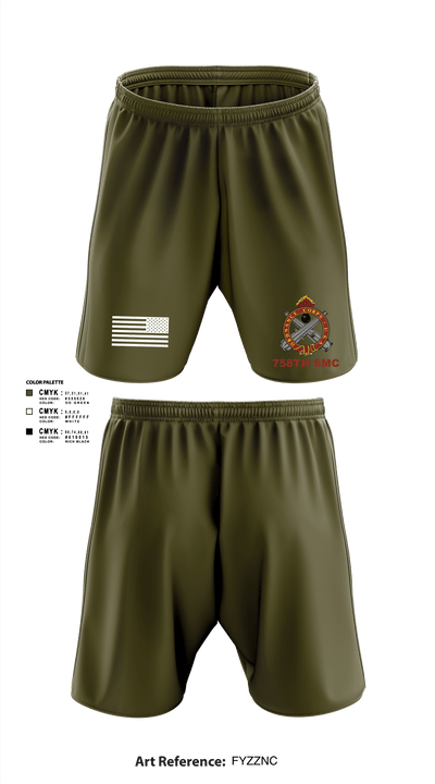 758th SMC 429395 Athletic Shorts With Pockets - 5