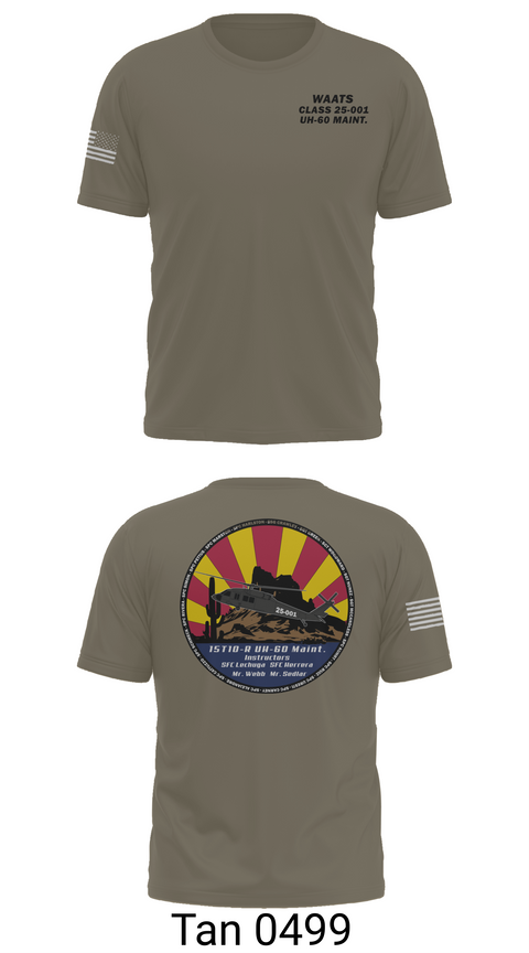 Short Sleeve Performance Shirt, WAATS 15T10 CLASS 25-001, , Teamtime, Team time, sublimation, custom sports apparel, team uniforms, spirit wear, spiritwear, sports uniforms, custom shirts, team store, custom team store, fundraiser sports, apparel fundraiser