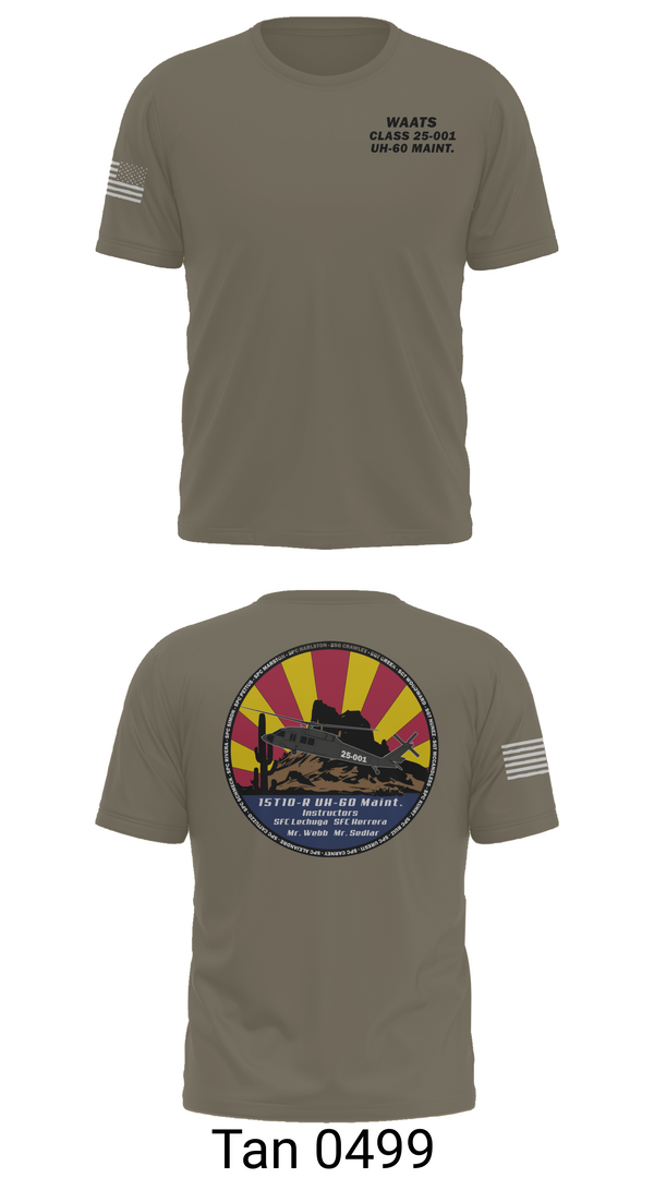 Short Sleeve Performance Shirt, WAATS 15T10 CLASS 25-001, , Teamtime, Team time, sublimation, custom sports apparel, team uniforms, spirit wear, spiritwear, sports uniforms, custom shirts, team store, custom team store, fundraiser sports, apparel fundraiser