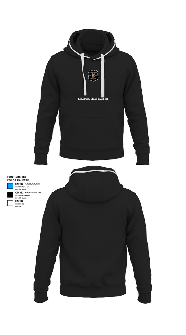 Hoodie, Sheepdog Cigar Club HR, , Teamtime, Team time, sublimation, custom sports apparel, team uniforms, spirit wear, spiritwear, sports uniforms, custom shirts, team store, custom team store, fundraiser sports, apparel fundraiser