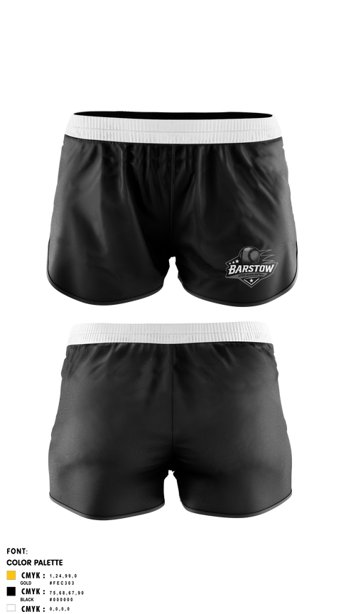 Womens Shorts, Barstow Little League Softball, Softball, Teamtime, Team time, sublimation, custom sports apparel, team uniforms, spirit wear, spiritwear, sports uniforms, custom shirts, team store, custom team store, fundraiser sports, apparel fundraiser