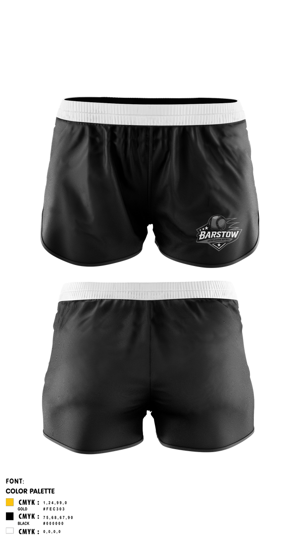 Womens Shorts, Barstow Little League Softball, Softball, Teamtime, Team time, sublimation, custom sports apparel, team uniforms, spirit wear, spiritwear, sports uniforms, custom shirts, team store, custom team store, fundraiser sports, apparel fundraiser
