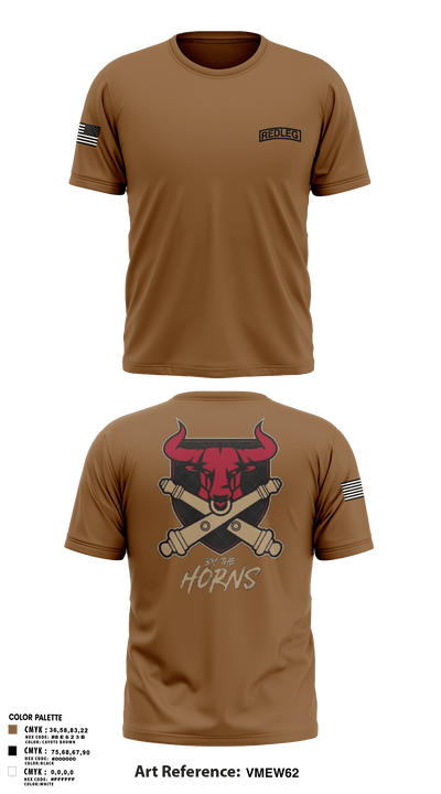 BRAVO BULLS 37560351 Short Sleeve Performance Shirt - 1