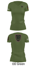 KSK 32447912 Women's Short Sleeve V-neck Shirt - 48