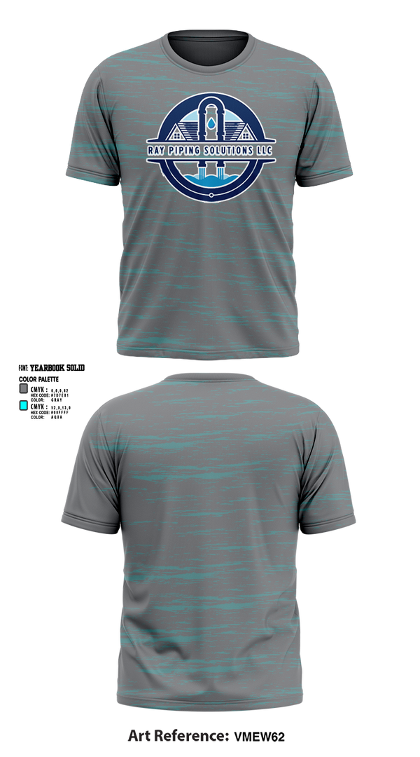 Short Sleeve Performance Shirt, Ray piping solutions LLC, , Teamtime, Team time, sublimation, custom sports apparel, team uniforms, spirit wear, spiritwear, sports uniforms, custom shirts, team store, custom team store, fundraiser sports, apparel fundraiser