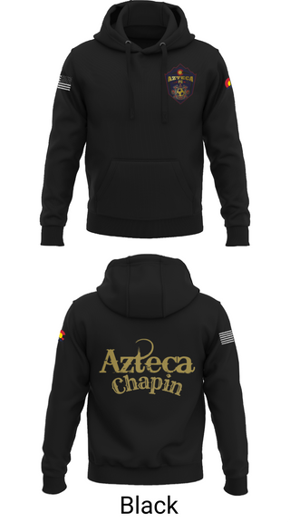 Hoodie, Azteca FC, Men's Soccer, Teamtime, Team time, sublimation, custom sports apparel, team uniforms, spirit wear, spiritwear, sports uniforms, custom shirts, team store, custom team store, fundraiser sports, apparel fundraiser