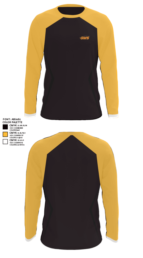 Long Sleeve Performance Shirt, Stafford Middle School, Spirit Store, Teamtime, Team time, sublimation, custom sports apparel, team uniforms, spirit wear, spiritwear, sports uniforms, custom shirts, team store, custom team store, fundraiser sports, apparel fundraiser
