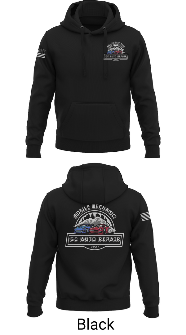 Hoodie, GC AUTO REPAIR, , Teamtime, Team time, sublimation, custom sports apparel, team uniforms, spirit wear, spiritwear, sports uniforms, custom shirts, team store, custom team store, fundraiser sports, apparel fundraiser