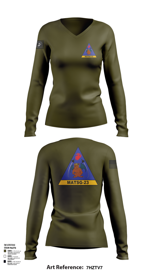 Womens Long Sleeve Vneck Shirt, matsg-23, Marines, Teamtime, Team time, sublimation, custom sports apparel, team uniforms, spirit wear, spiritwear, sports uniforms, custom shirts, team store, custom team store, fundraiser sports, apparel fundraiser
