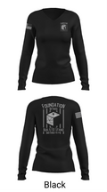 Igniting Faith 75310673 Women's Long Sleeve V-neck Shirt - 35