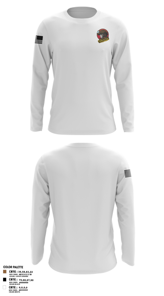 Long Sleeve Performance Shirt, C BTRY, 5-4 ADAR, Army, Teamtime, Team time, sublimation, custom sports apparel, team uniforms, spirit wear, spiritwear, sports uniforms, custom shirts, team store, custom team store, fundraiser sports, apparel fundraiser