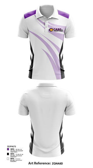 Short Sleeve Performance Polo, Caro High School Volleyball, Women's Volleyball, Teamtime, Team time, sublimation, custom sports apparel, team uniforms, spirit wear, spiritwear, sports uniforms, custom shirts, team store, custom team store, fundraiser sports, apparel fundraiser