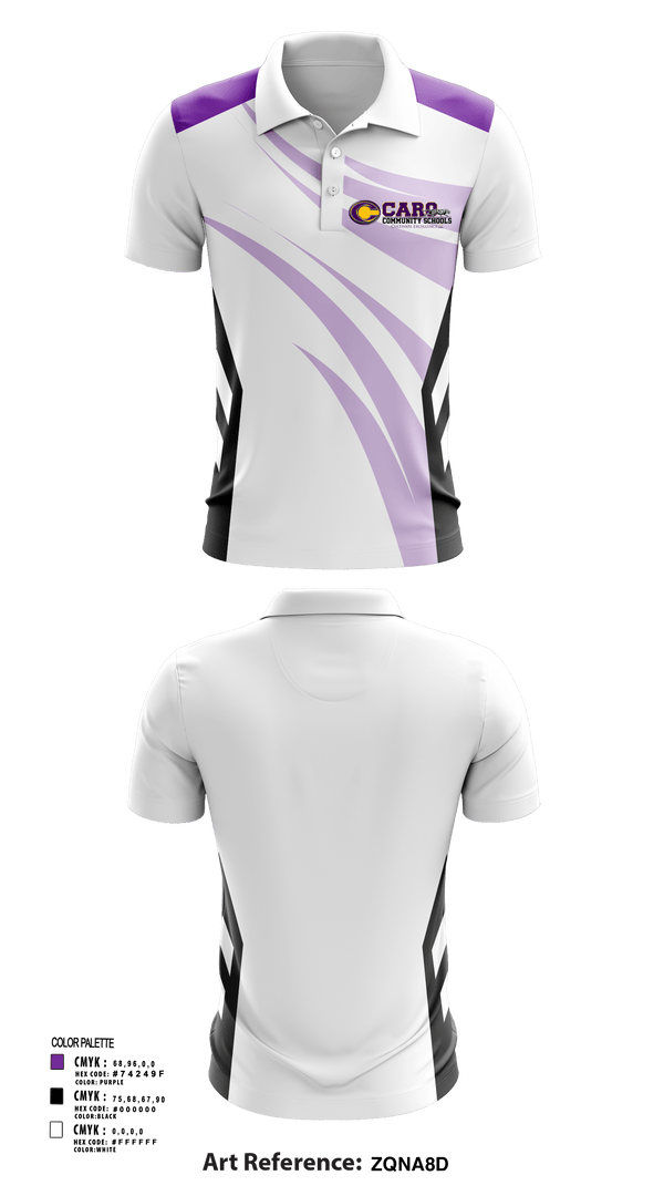 Short Sleeve Performance Polo, Caro High School Volleyball, Women's Volleyball, Teamtime, Team time, sublimation, custom sports apparel, team uniforms, spirit wear, spiritwear, sports uniforms, custom shirts, team store, custom team store, fundraiser sports, apparel fundraiser