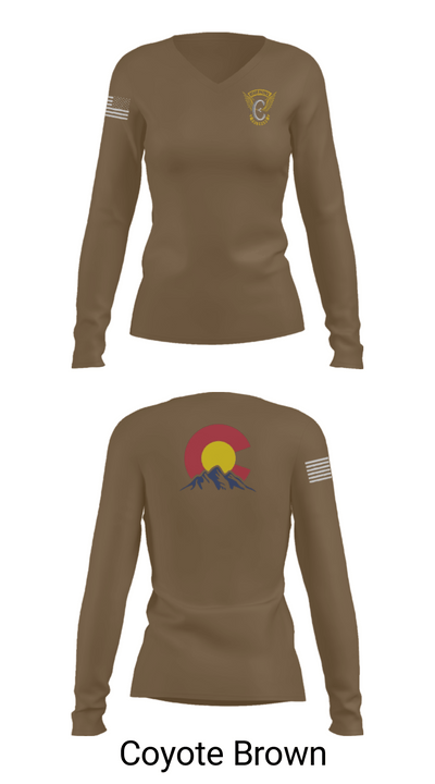The 2403 2956612 Women's Long Sleeve V-neck Shirt - 16