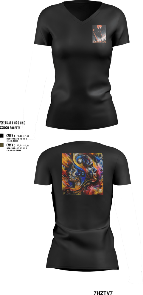 Womens Short Sleeve Vneck Shirt, Wicked Transformationz, , Teamtime, Team time, sublimation, custom sports apparel, team uniforms, spirit wear, spiritwear, sports uniforms, custom shirts, team store, custom team store, fundraiser sports, apparel fundraiser