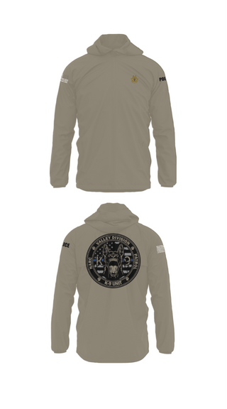 Windbreaker, VALLEY K9, , Teamtime, Team time, sublimation, custom sports apparel, team uniforms, spirit wear, spiritwear, sports uniforms, custom shirts, team store, custom team store, fundraiser sports, apparel fundraiser