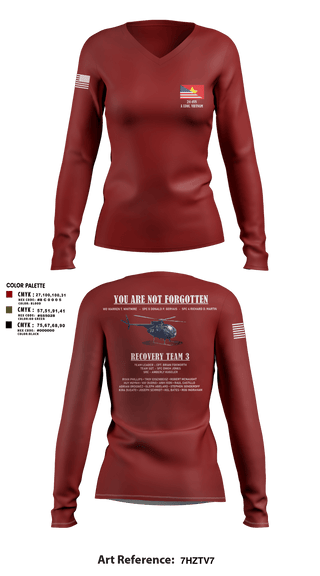 Womens Long Sleeve Vneck Shirt, III MIGDPAA, Marines, Teamtime, Team time, sublimation, custom sports apparel, team uniforms, spirit wear, spiritwear, sports uniforms, custom shirts, team store, custom team store, fundraiser sports, apparel fundraiser