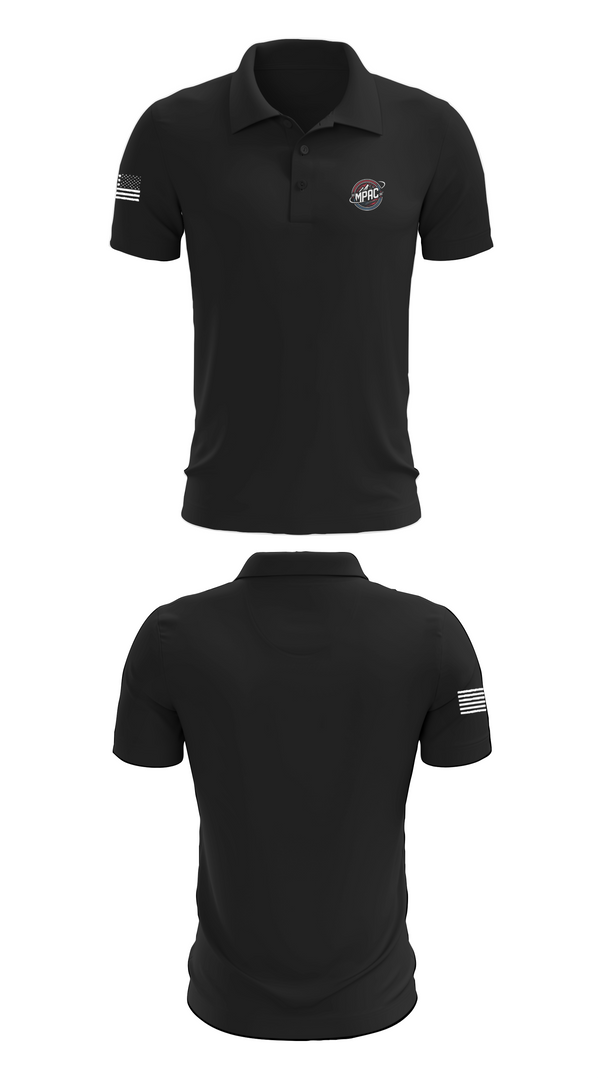Short Sleeve Performance Polo, MPAC 360° Wrestling, Wrestling, Teamtime, Team time, sublimation, custom sports apparel, team uniforms, spirit wear, spiritwear, sports uniforms, custom shirts, team store, custom team store, fundraiser sports, apparel fundraiser
