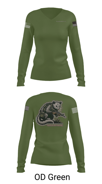 TactiCuhRGV.com 64452047 Women's Long Sleeve V-neck Shirt -1 54